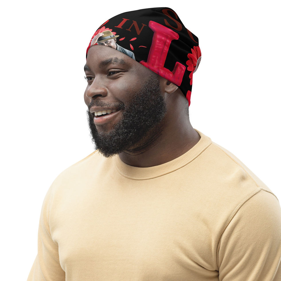 Thumbnail: All-Over Print Beanie  "So In Love" Tony Lindsay