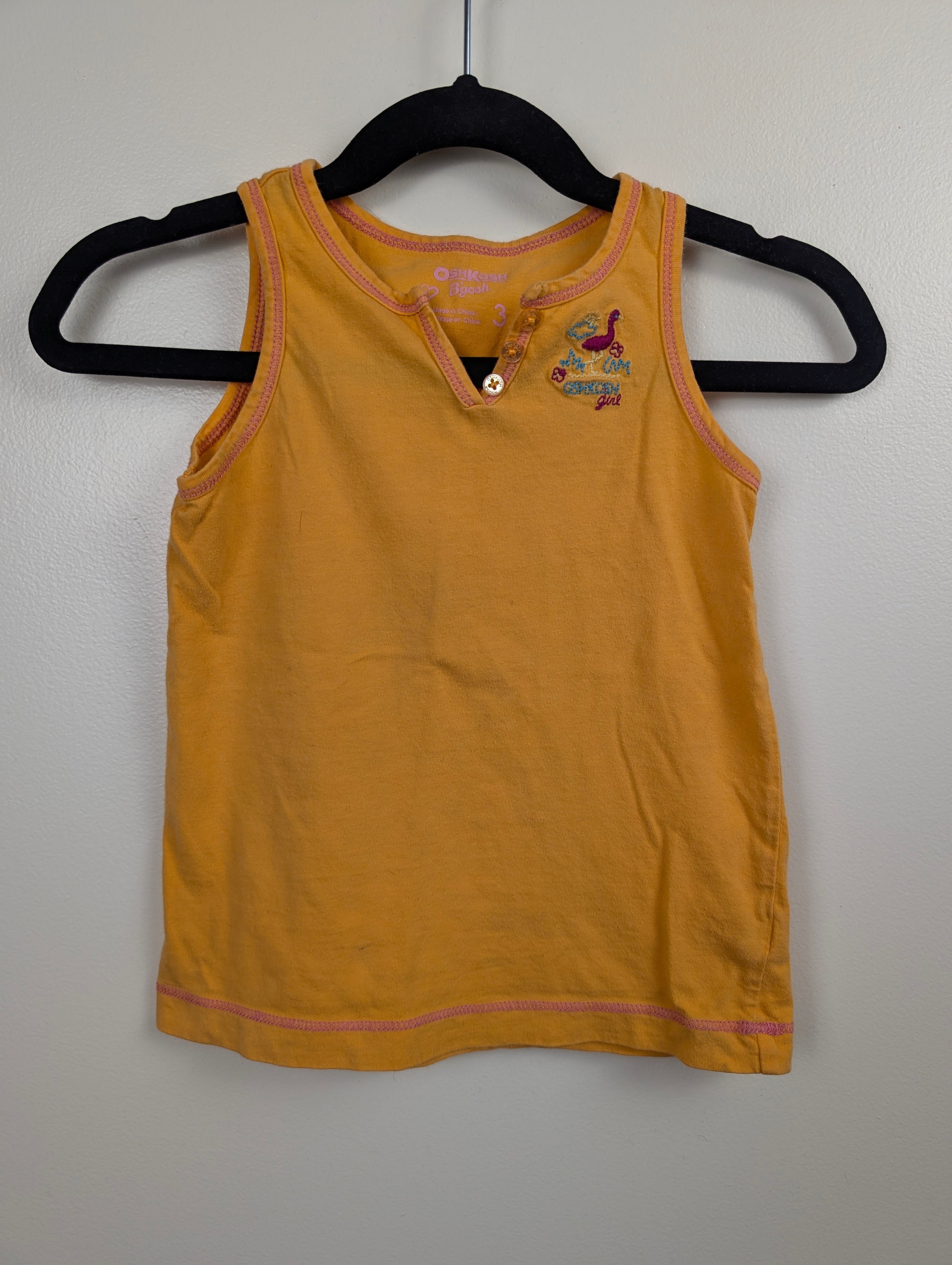Orange Tank Top | Osh Kosh 3T