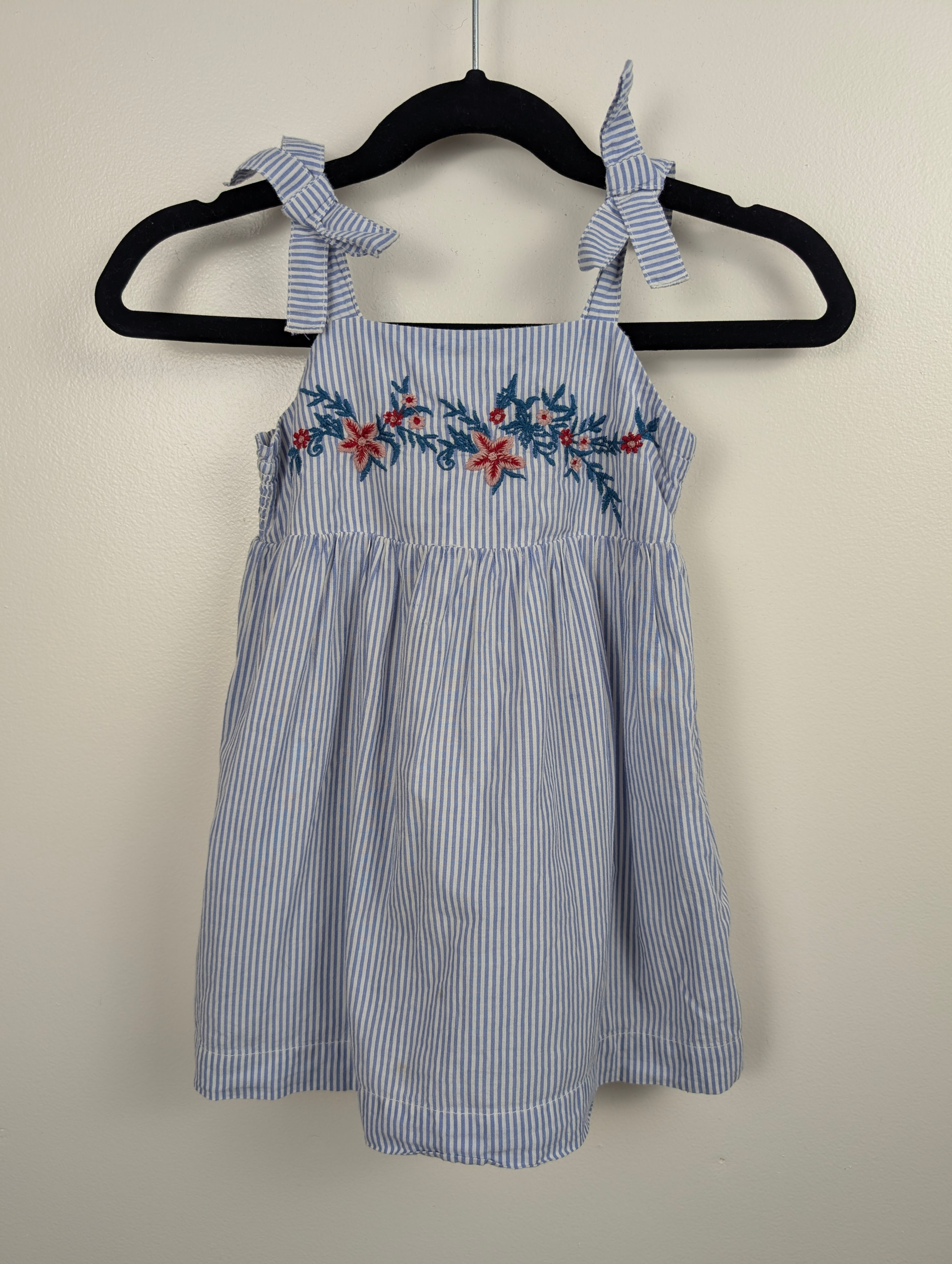 Floral Embroidered Striped Dress | Gap 18-24M