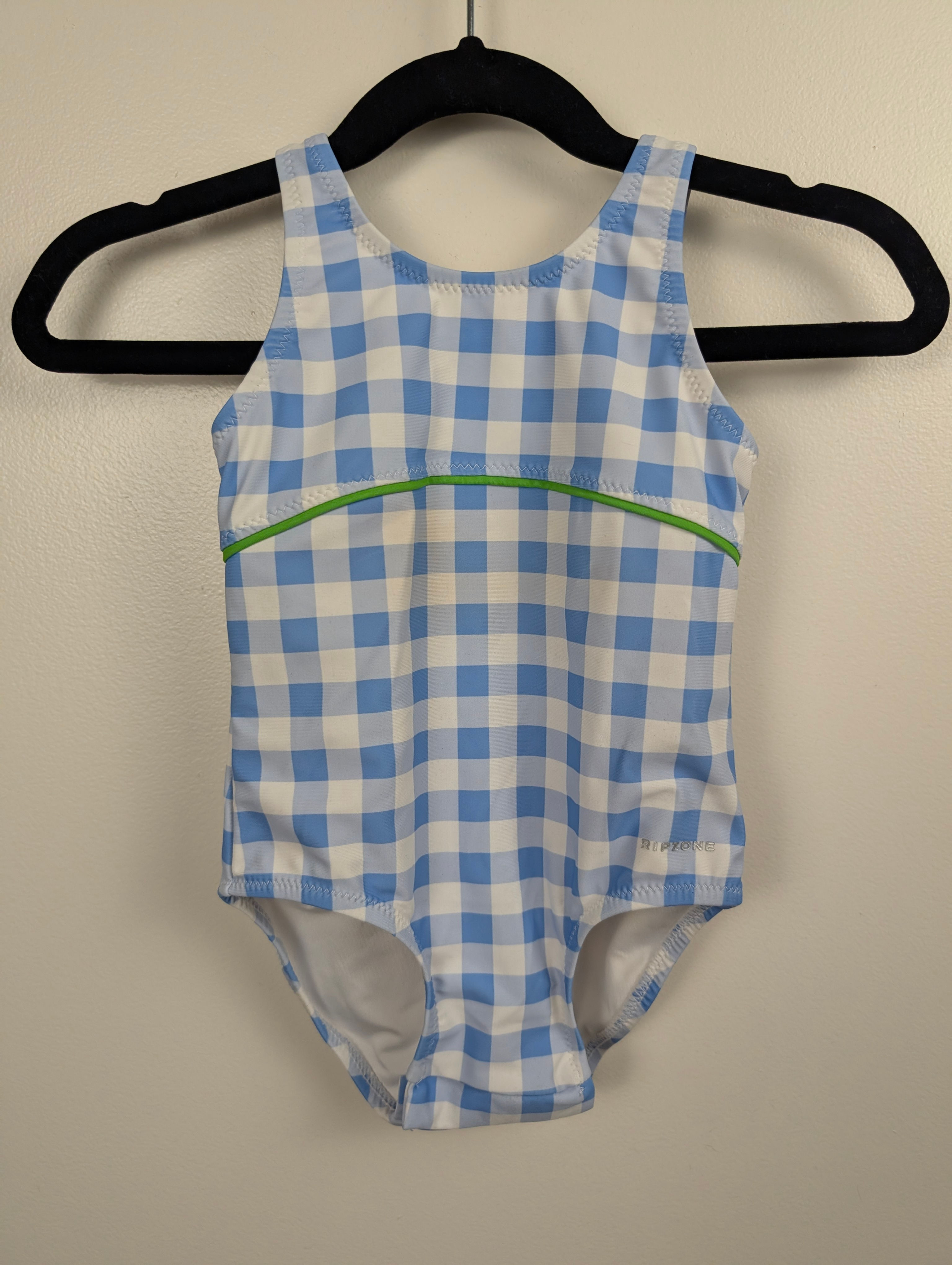Blue Gingham Swim Suit | Ripzone 18M