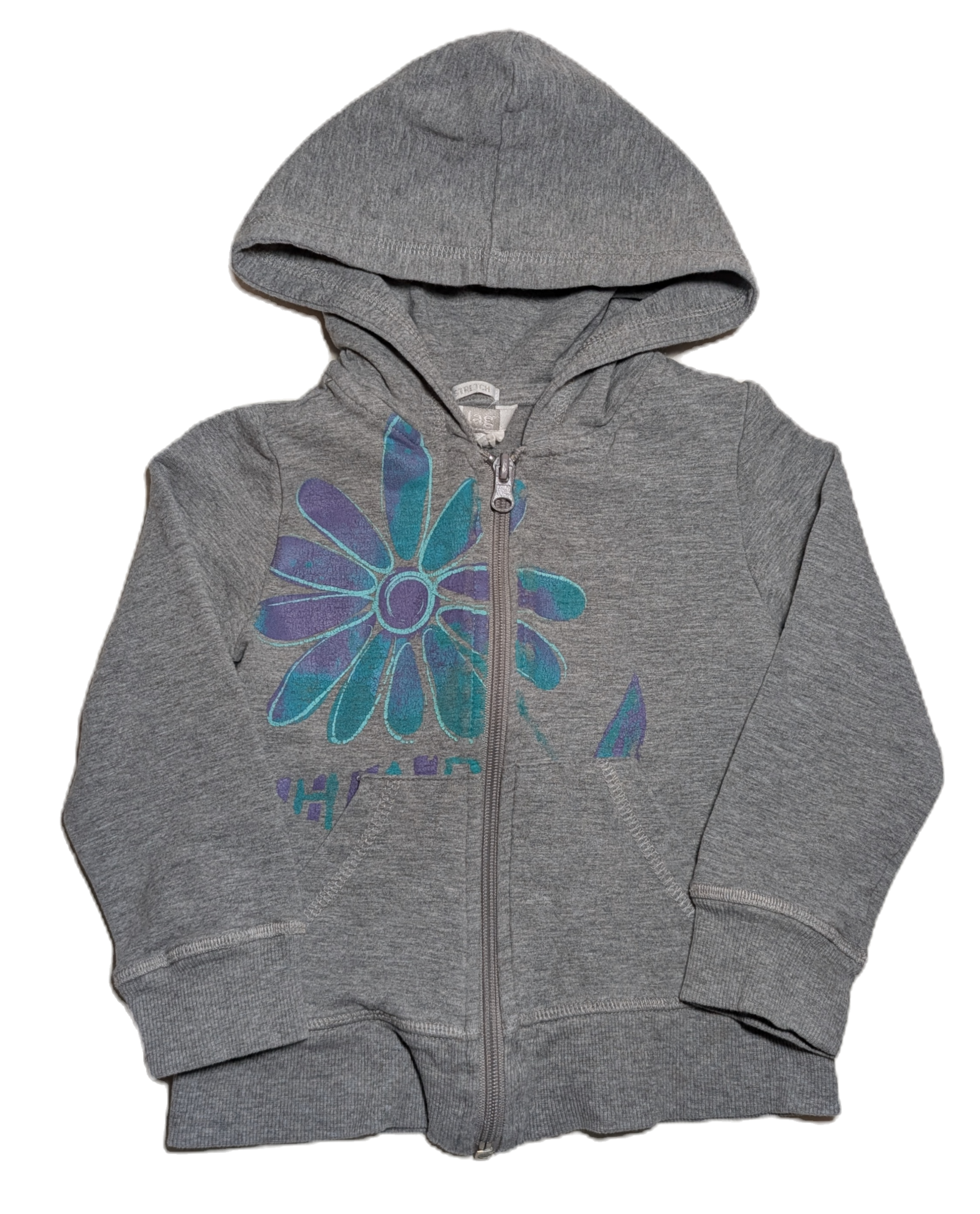 Light Grey Hoodie | Tag 3T