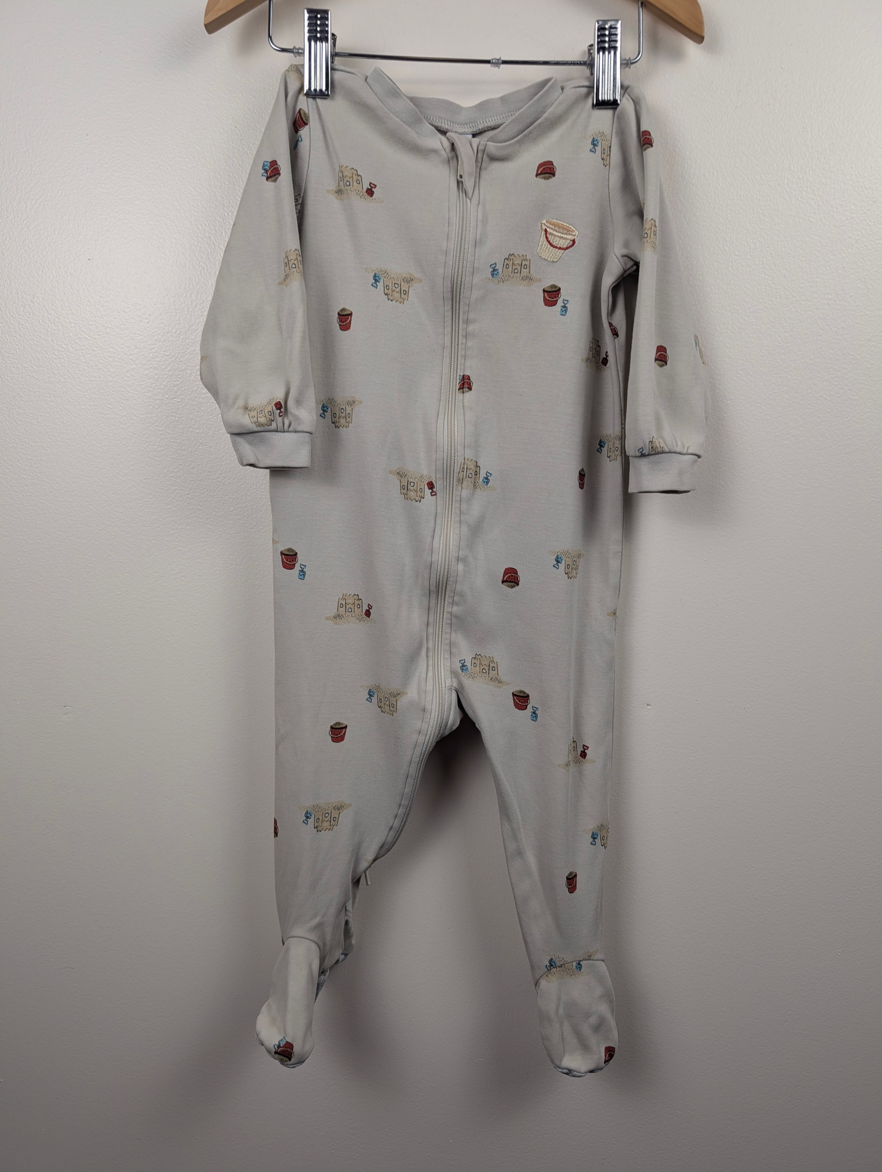 Organic Cotton Sandcastle Pajamas | Pekkle 12M