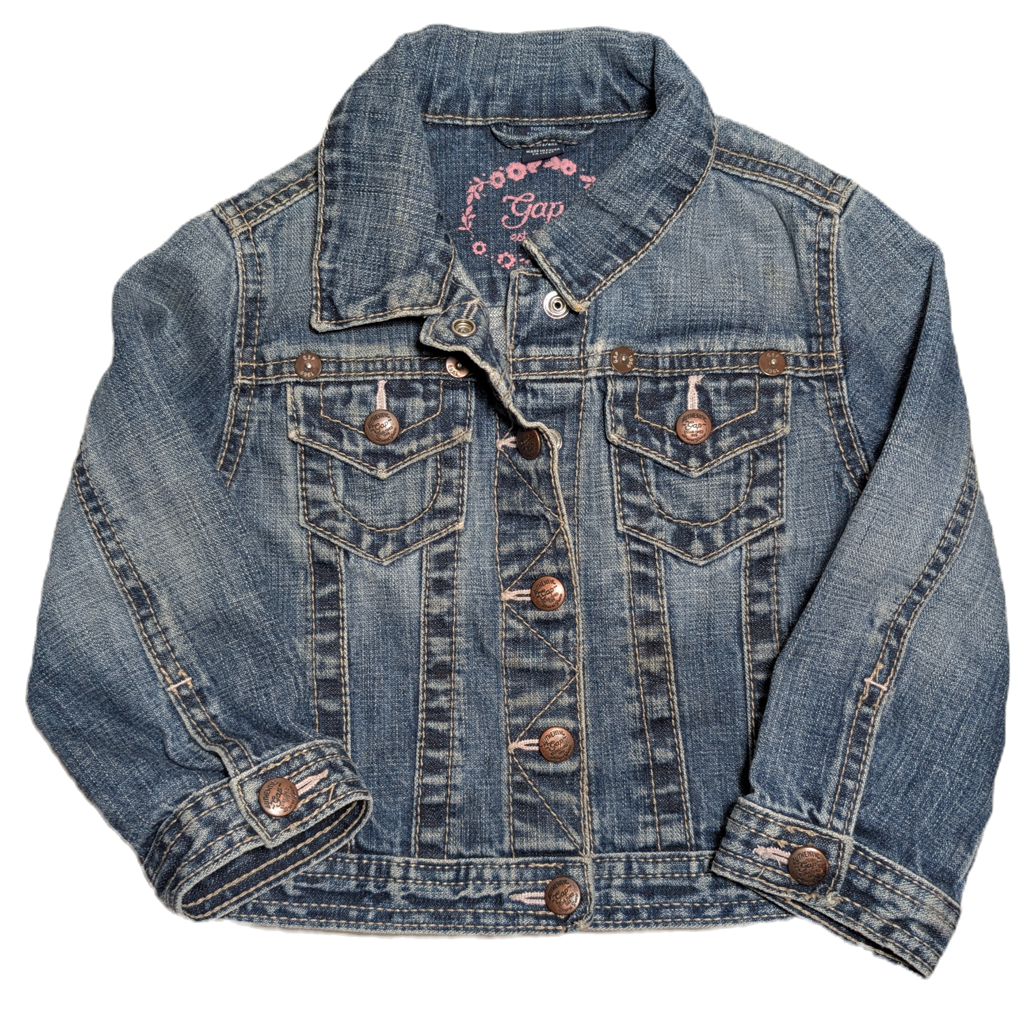 Medium wash Jean Jacket | Gap 3T