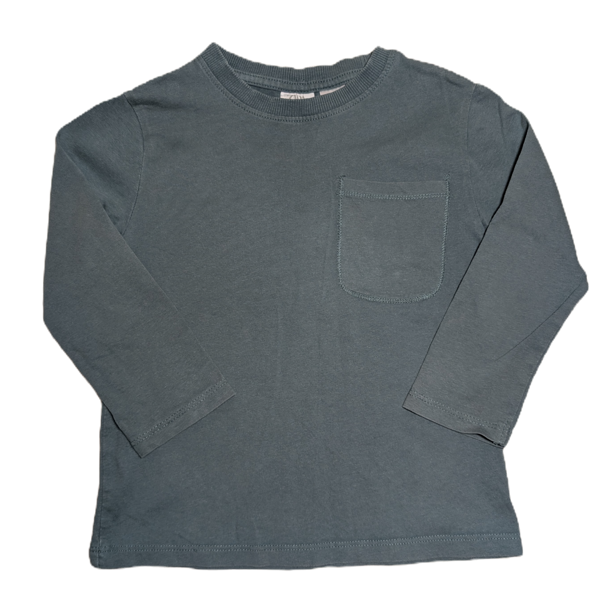 Teal Long Sleeved Shirt | Zara 3T