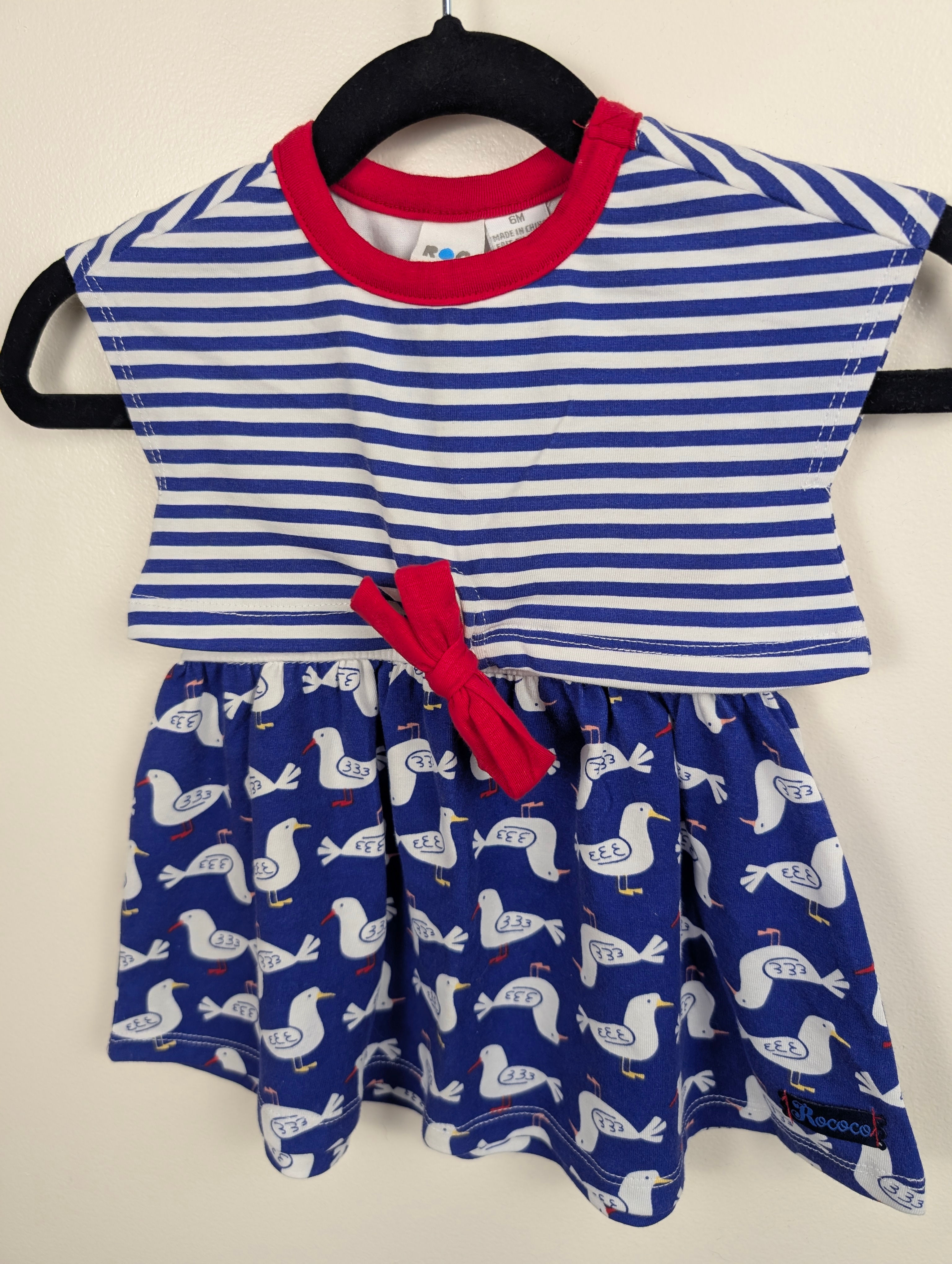 Seagull Sailor Dress | Rococo 6M
