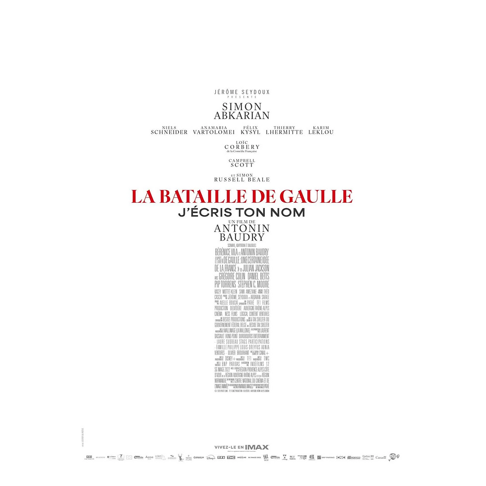 LA BATAILLE DE GAULLE : J'ÉCRIS TON NOM (historique)