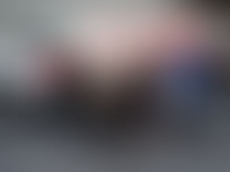 The Let's Eat Crew in front of the Mobile Food Pantry