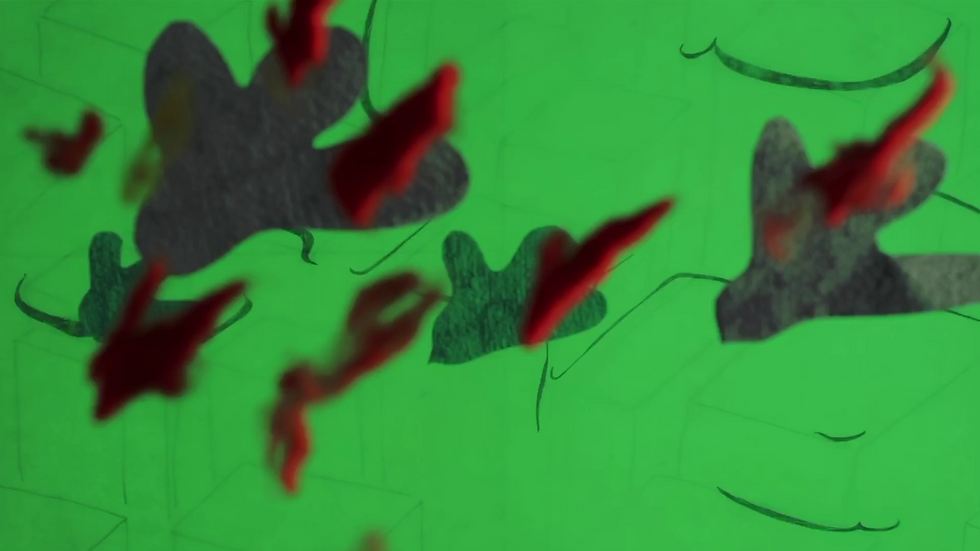 birds and flame
