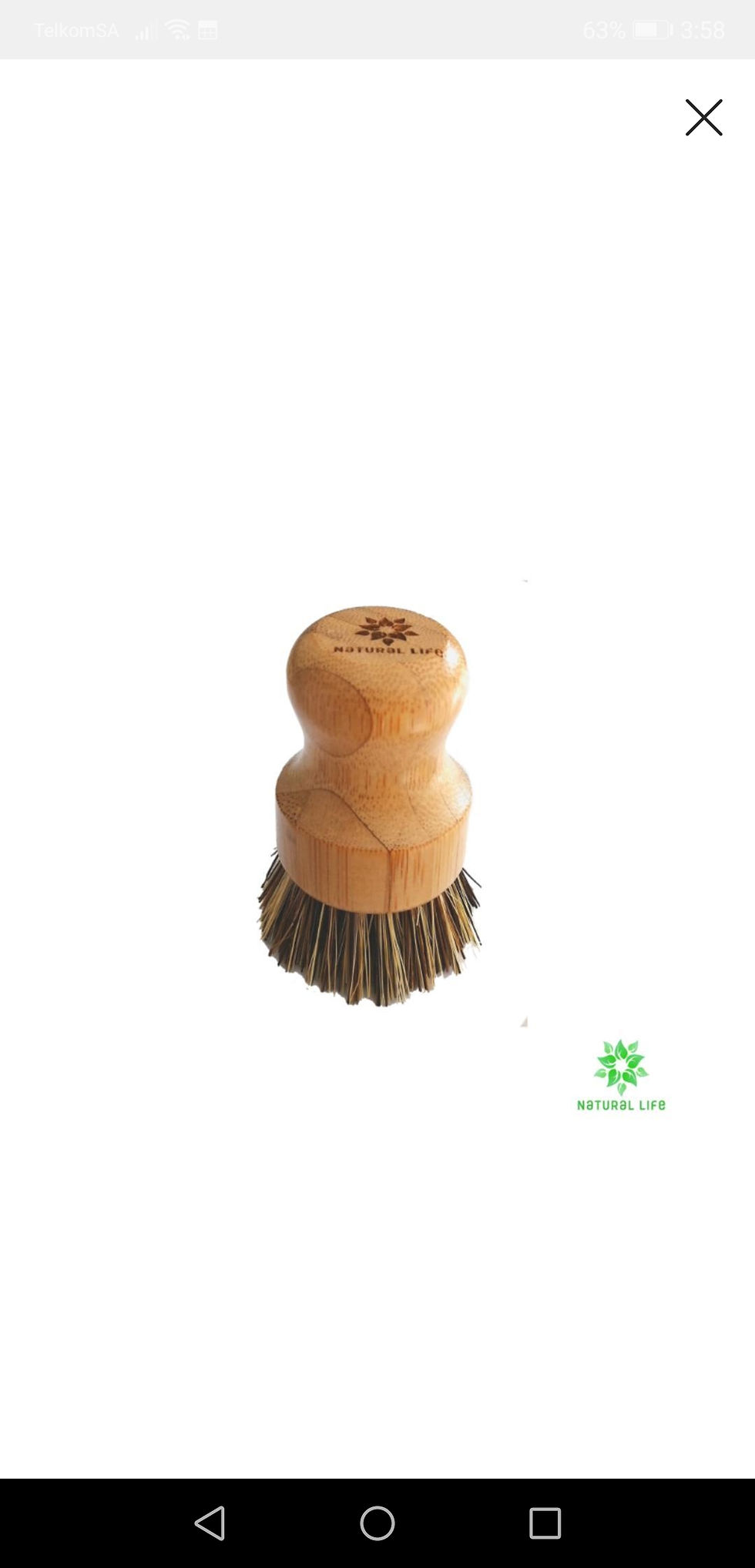 All Natural Palm Cleaning Brush - Natural Life