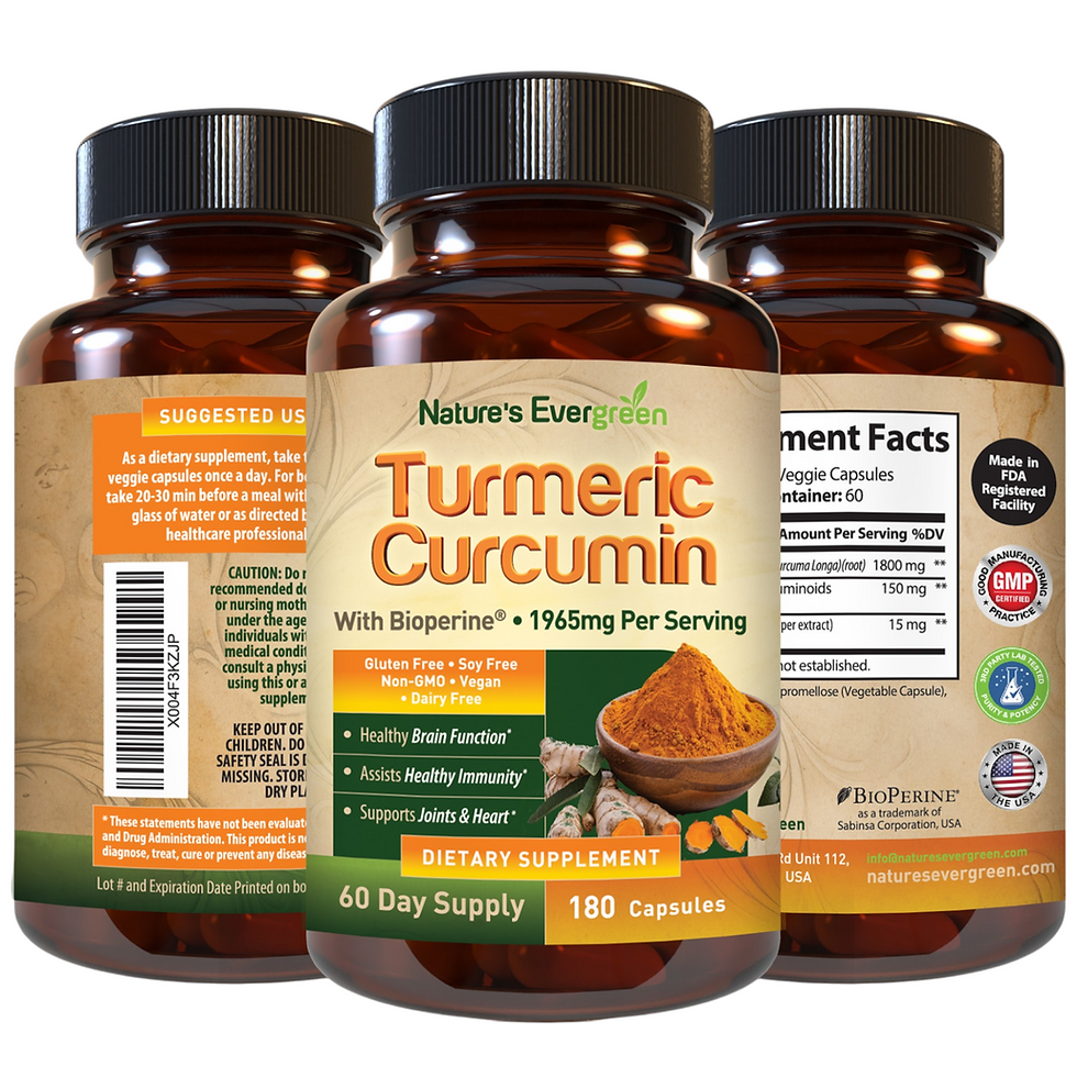 Thumbnail: Turmeric Curcumin With Bioperine Supplement