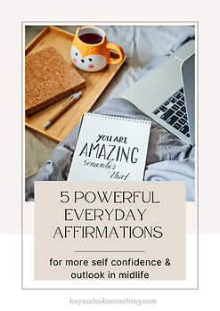 Boost affirmations checklist kay malcolm coaching freedown load