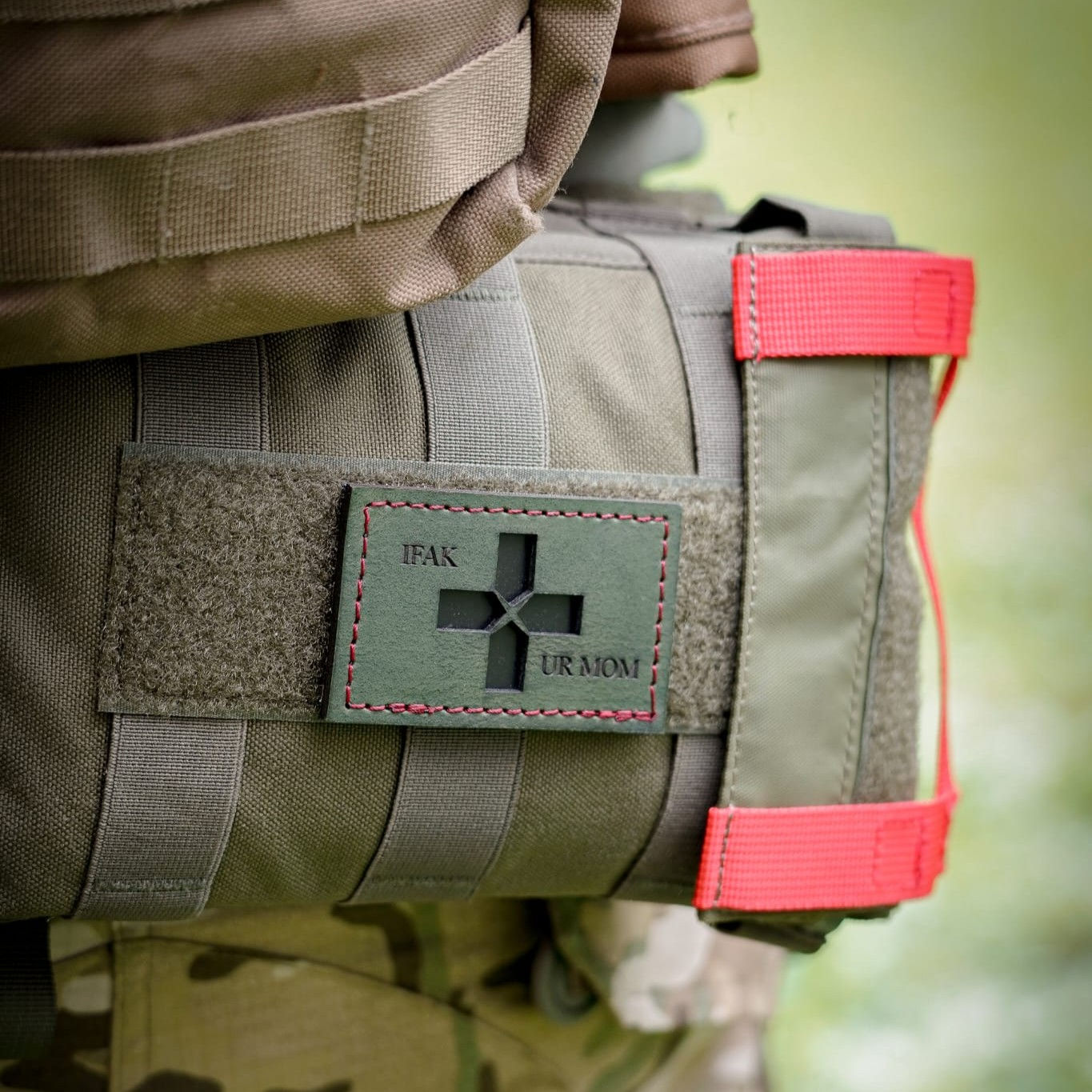 IFAK UR MOM Leder Patch