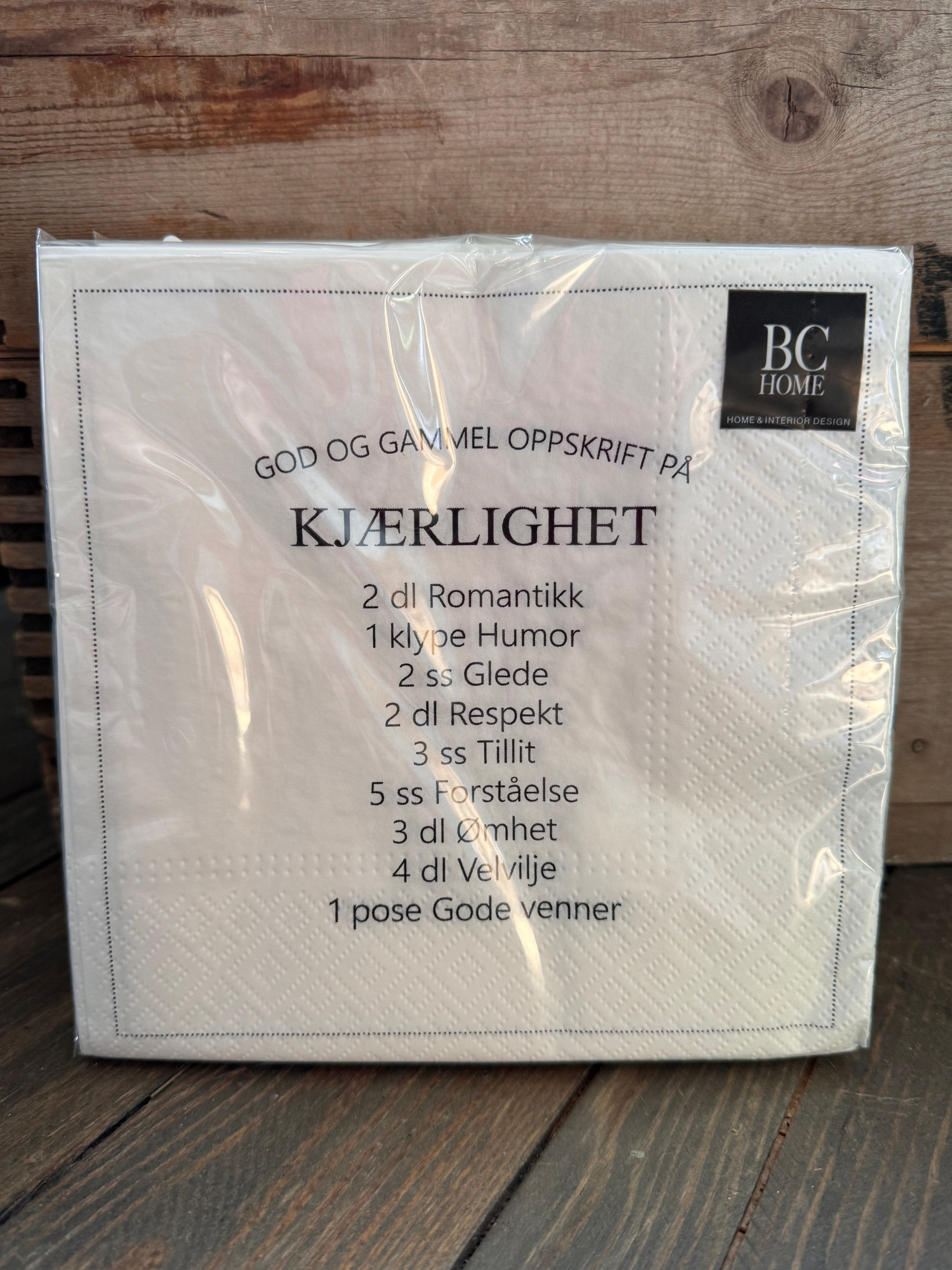 Servietter * Kjærlighet 