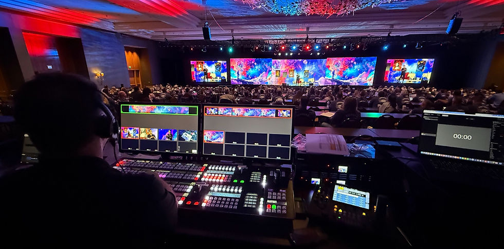 160' LED Wall at a corporate event