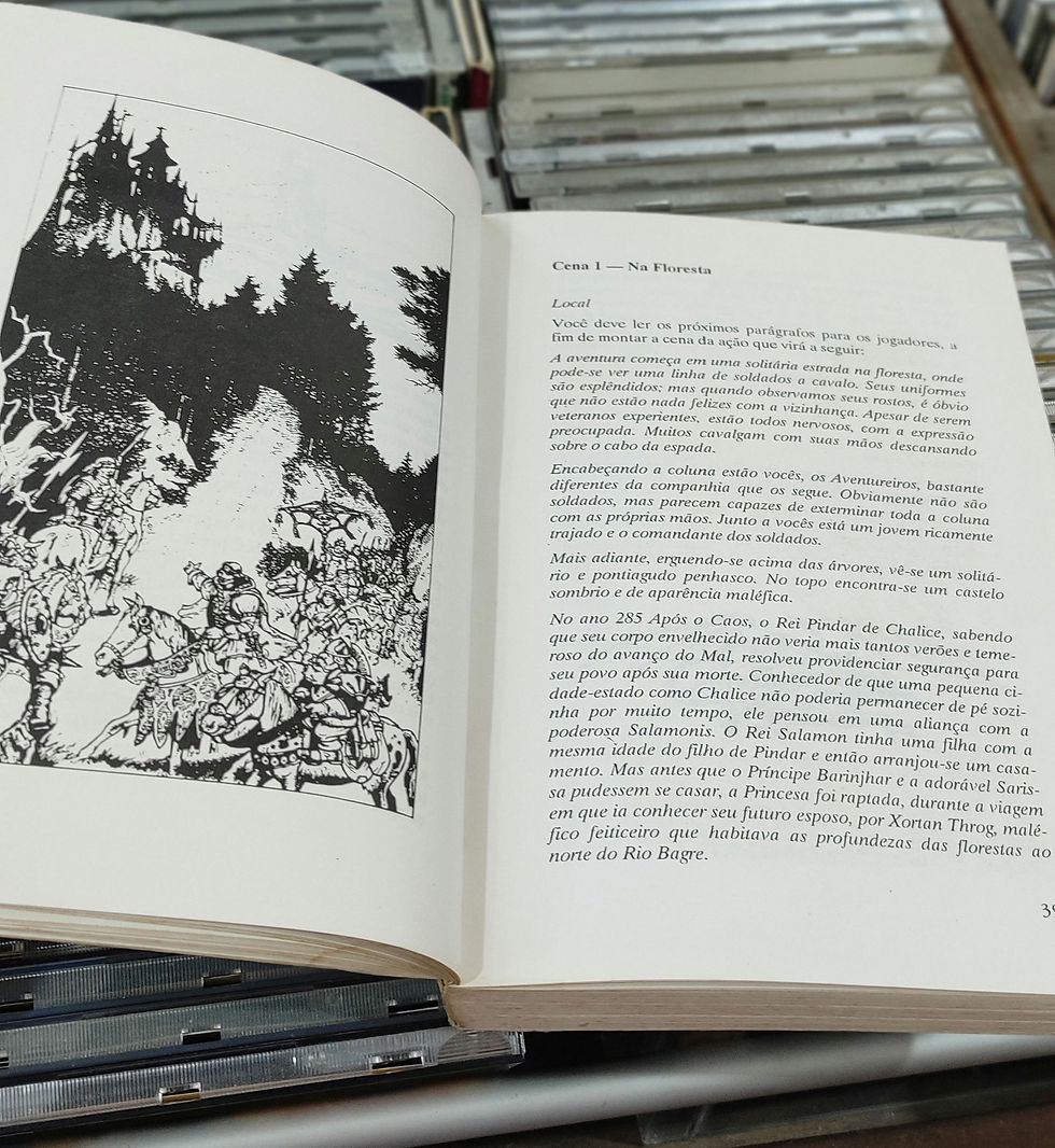 Miniatura: Dungeonner Steve Jackson e Ian Livingstone( RPG avançado)