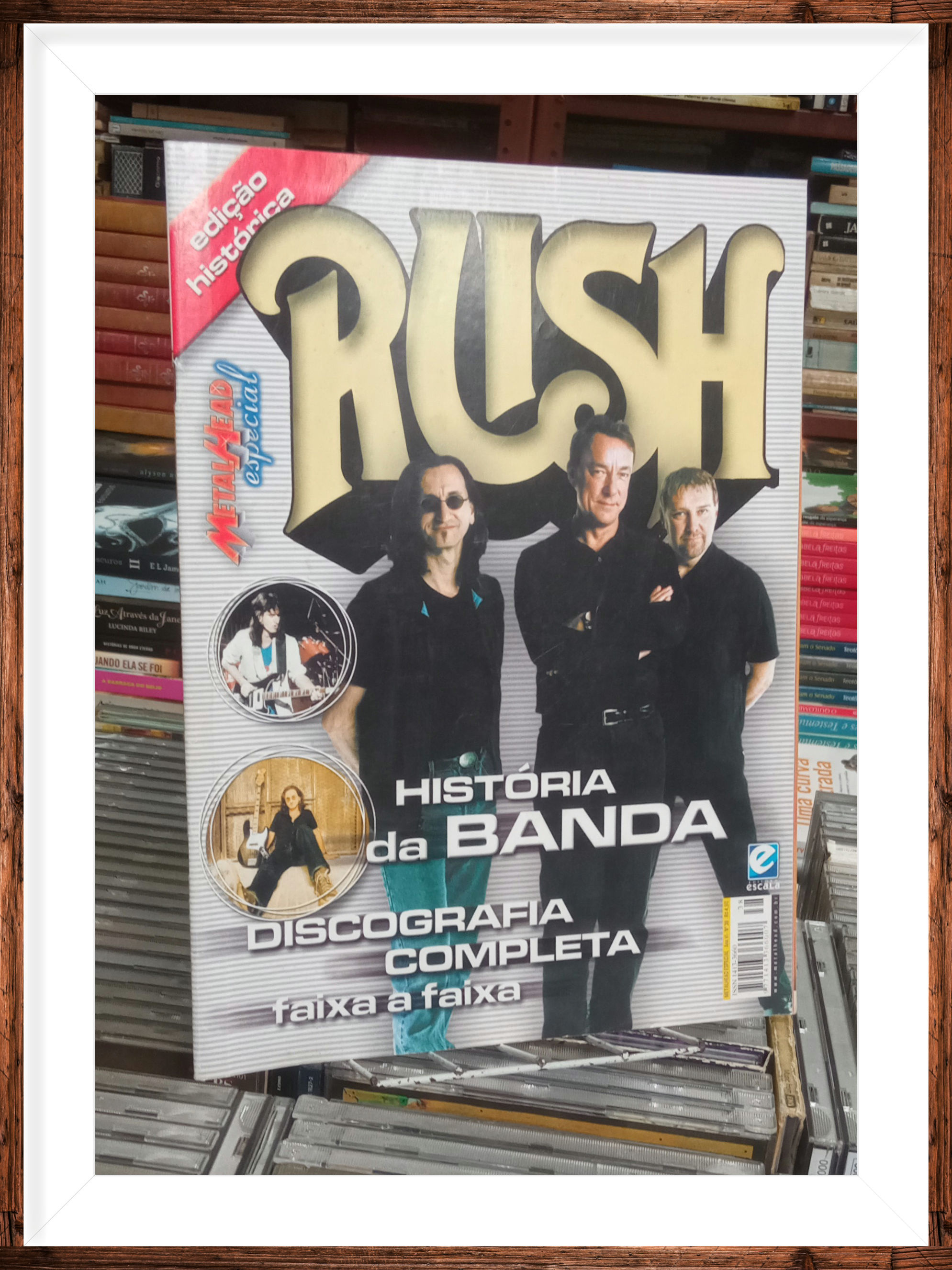 Revista Metalhead especial Rush Edição Histórica N 38