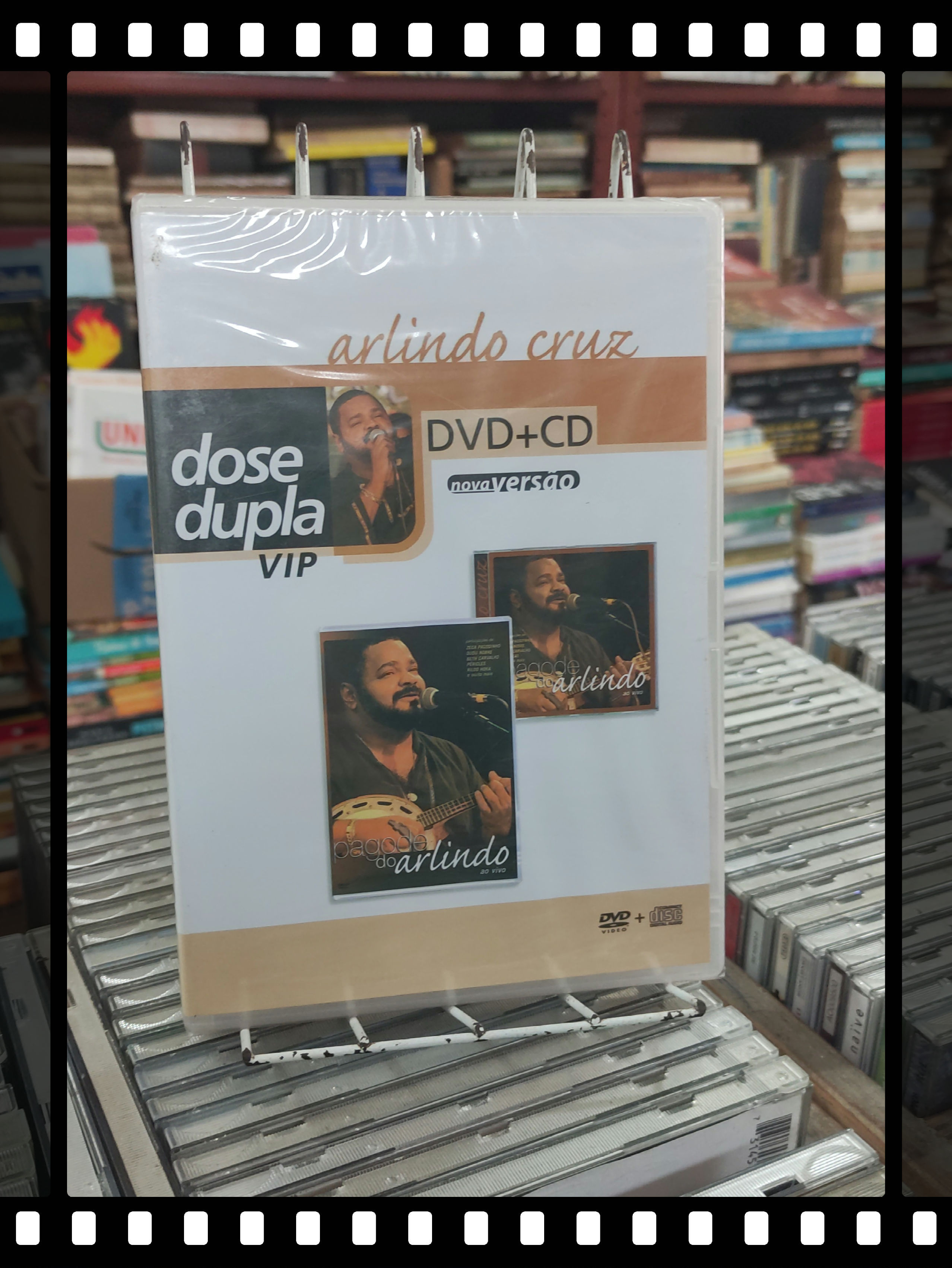 Dvd Arlindo Cruz Dose Dupla Dvd e Cd (Lacrado) 