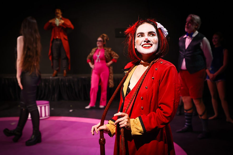 Bethany Koulias in The Great Clown Bank Show