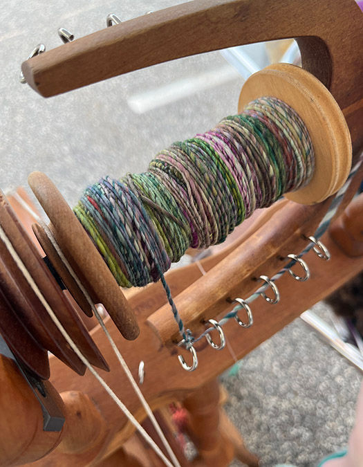 PRODUCT_Miss Catherine spins close up of bobbin