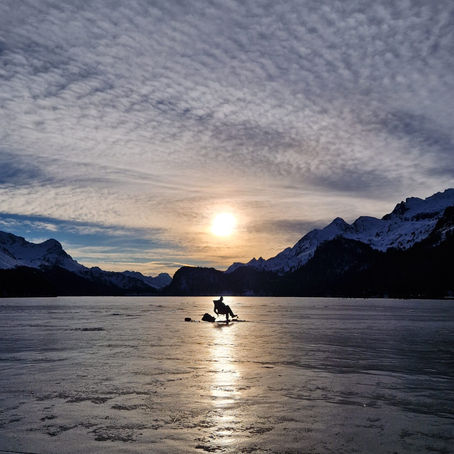 Eisfischen Silsersee reloaded