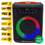 Miniatura: Grasep D-3141 Caixa de Som Bluetooth 10W Preto, Luz LED, Entrada Pendrive
