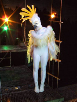 Cockatoo, Latex Mask