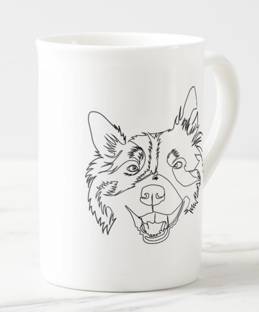 Custom Pet Portrait (printed on mug)