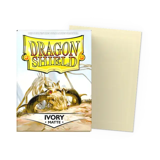 Sleeves Matte Ivory - Dragon Shield