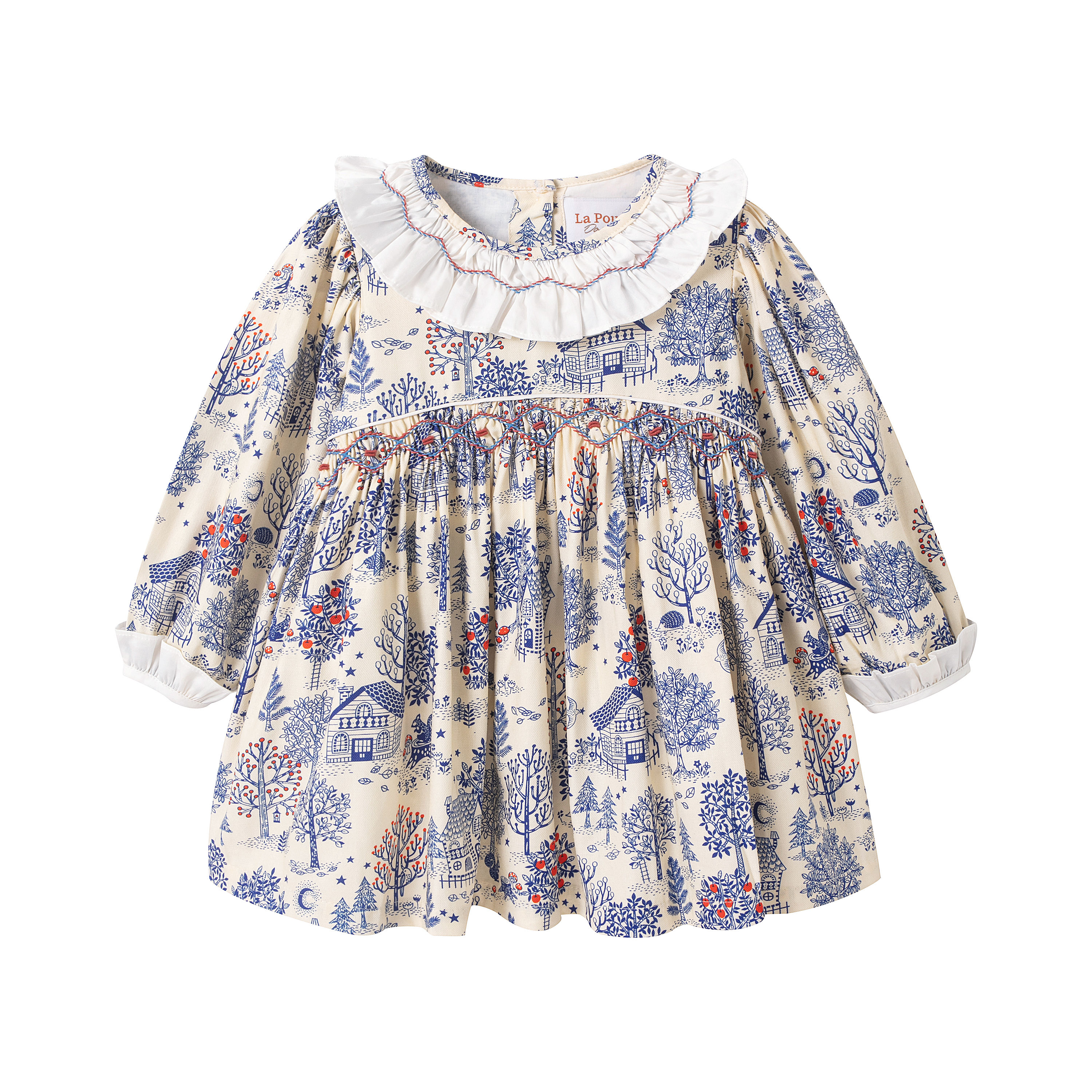 Vestido Loretta casitas