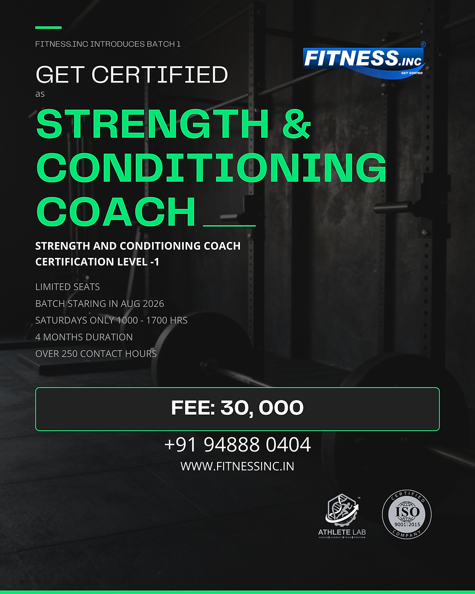 Strength and Conditioning Coach Certification