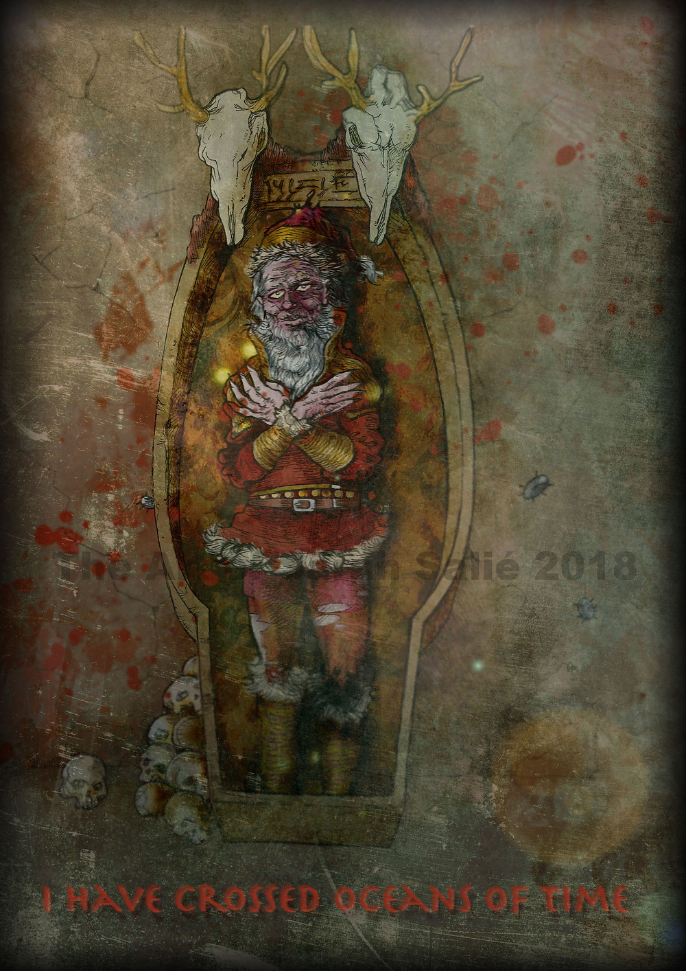 This years christmas card. Done in a bit of a hurry since the holidays seem to come quicker every year... :-D