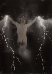 Liens invisibles-8-2022- Collodion Humide sur verre et Tirage Fine Art sur papier Hahnemühle PhotoRag - 18-13cm - Oeuvre unique