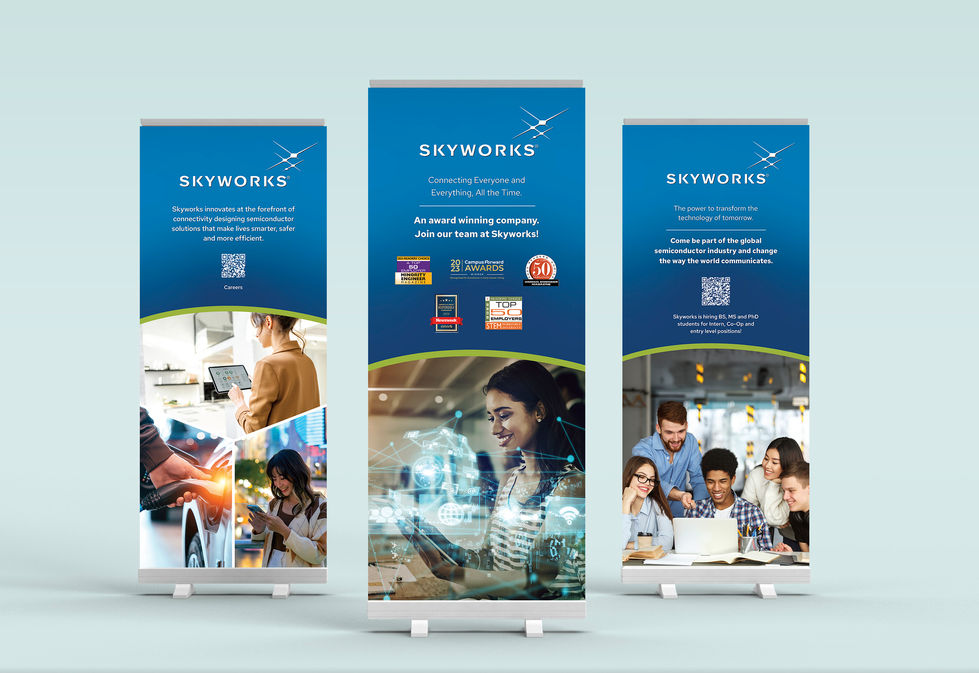 Set of Pull-up Banners for Hiring Event