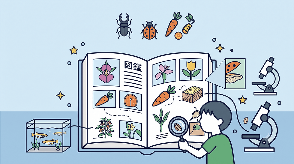 植物・生物の暗記を図鑑で乗り切る方法