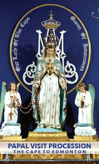 Papal Visit Procession Prayer Cards content media