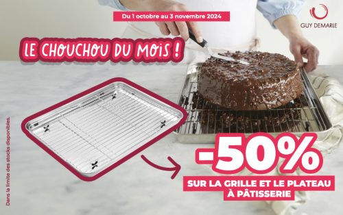 Grille et plateau à pâtisserie -50 %