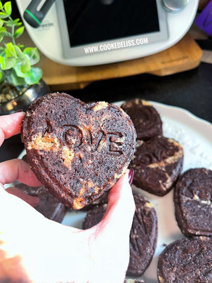 sablés chocolat moule 12 coeurs Guy Demarle et Thermomix