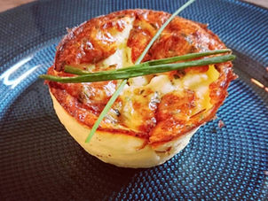 Flans au roquefort dans le moule à moelleux Tupperware