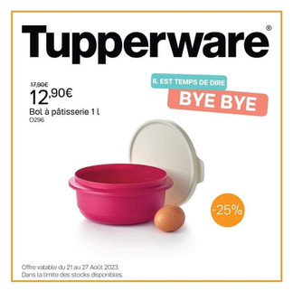bol à patisserie tupperware
