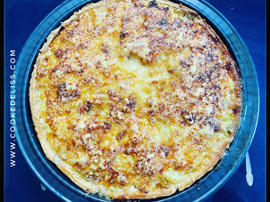 Quiche poireaux lardons au Thermomix et tourtière ultra pro
