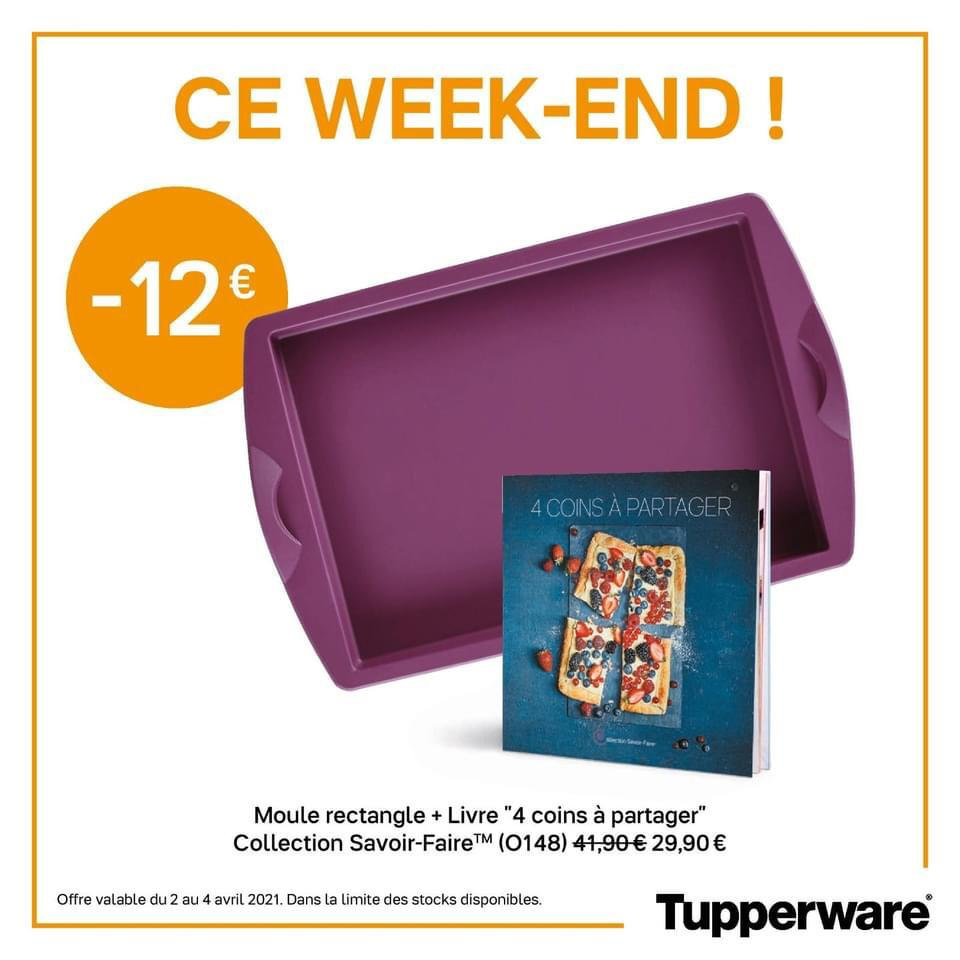 LOT DE 2 MOULES A TORSADES + LIVRE RECETTES TUPPERWARE NEUFS LOT DE 2 MOULES A TORSADES + LIVRE RECETTES TUPPERWARE NEUFS