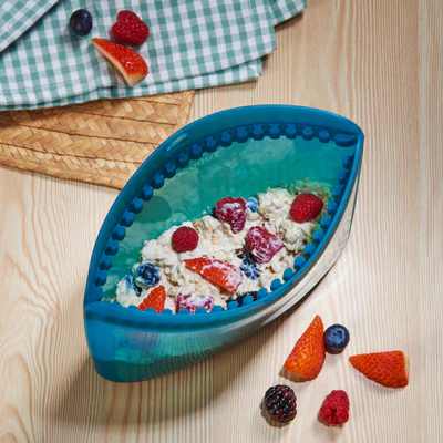 silicone bags bleu repas