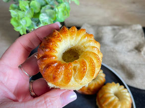 muffins protéinés au fromage blanc, son s'avoine et citron moule mini kouglofs Guy Demarle