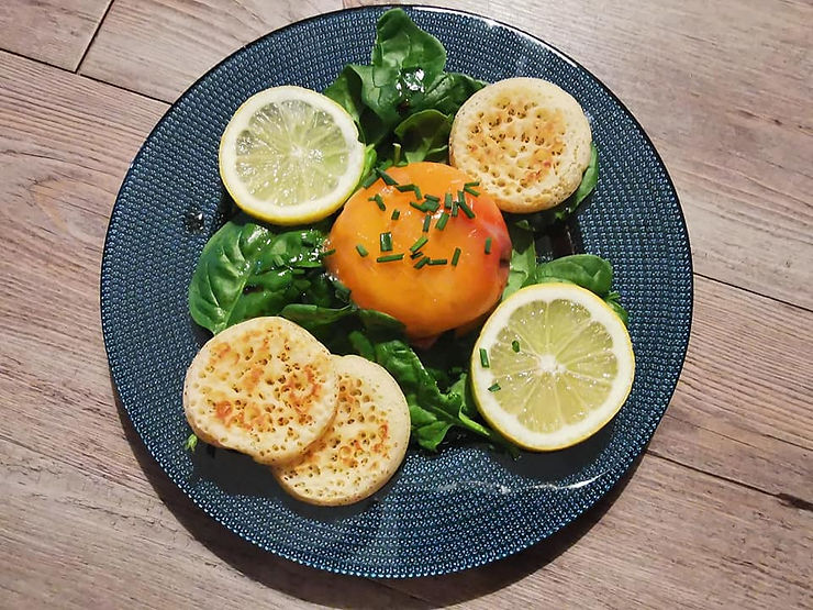 Découvrez la recette des dômes au saumon, fromage frais et pousses d'épinards Tupperware