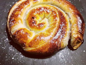 Galette des rois frangi-choco en spirale ou escargot