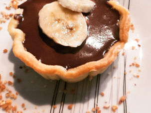Tartelettes chocolat banane dans le moule 6 tartelettes Tupperware