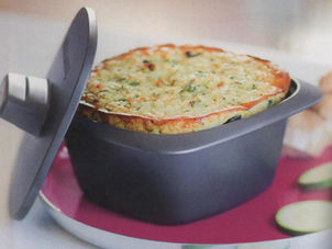 Terrine de courgettes au saumon Tupperware