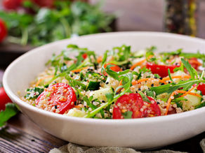 salade tomate quinoa roquette
