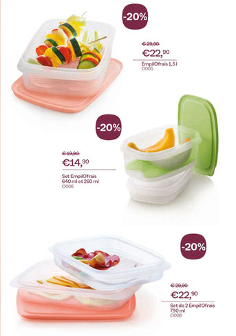 empilofrais Tupperware