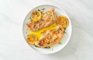Recette légère des Blancs de poulet au citron